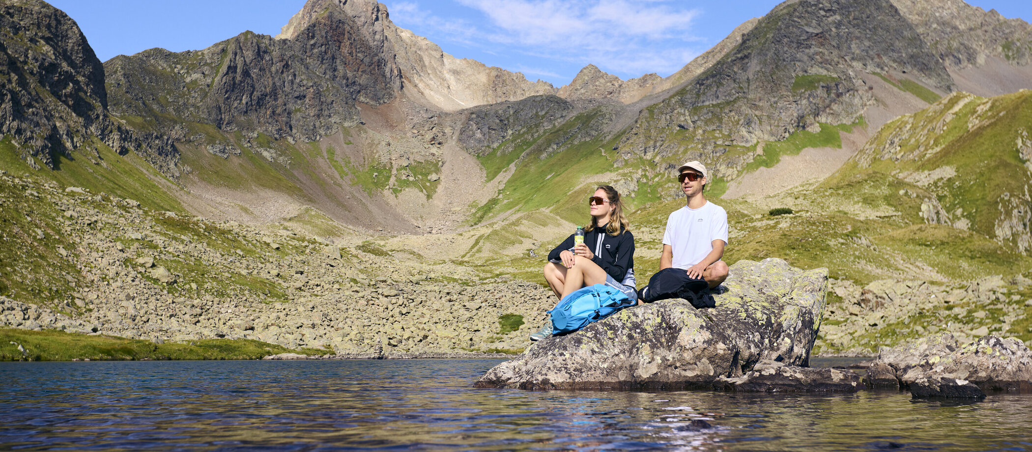 Rast am Bergsee